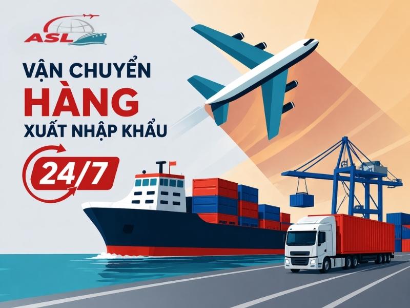 Vận Chuyển Hàng Xuất Nhập Khẩu 24/7 | ASL Việt Nam