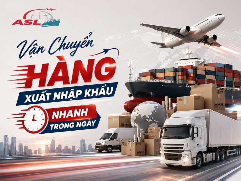 Vận Chuyển Hàng Xuất Nhập Khẩu Nhanh Trong Ngày | ASL Việt Nam