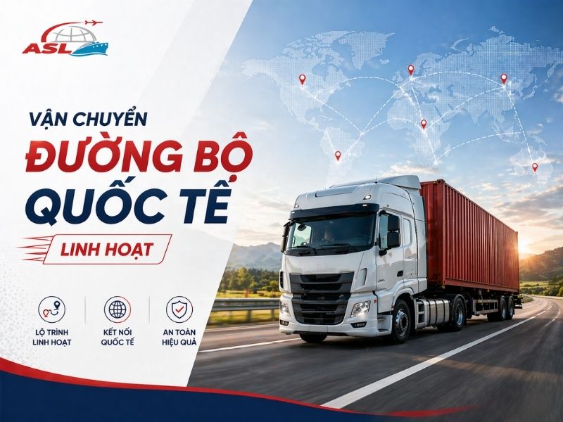 Vận Chuyển Đường Bộ Quốc Tế Linh Hoạt | ASL Việt Nam