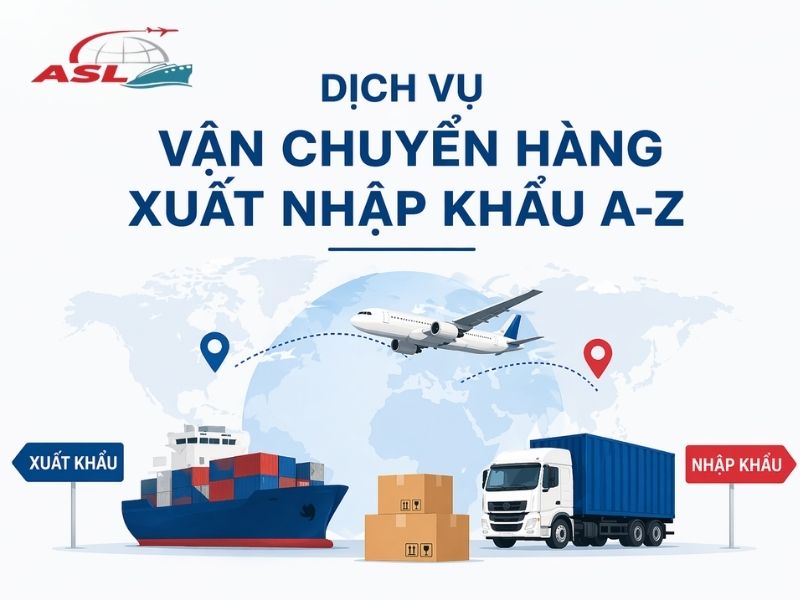 Dịch Vụ Vận Chuyển Hàng Xuất Nhập Khẩu A-Z | ASL Việt Nam