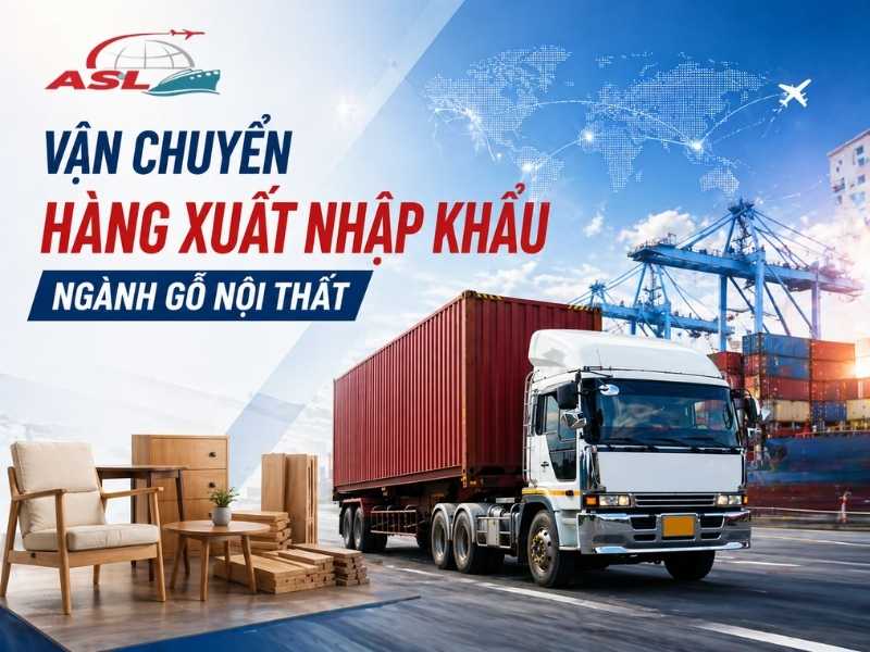 Vận Chuyển Hàng Xuất Nhập Khẩu Ngành Gỗ Nội Thất | ASL Việt Nam