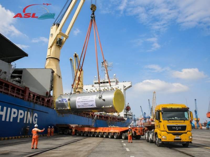 Vận Chuyển Hàng Dự Án Tại Hải Phòng Tại Cảng Biển | ASL Việt Nam