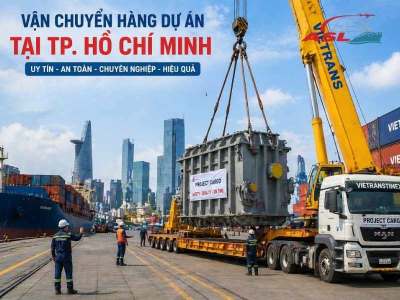 Vận Chuyển Hàng Dự Án Tại TP. Hồ Chí Minh Uy Tín | ASL Việt Nam