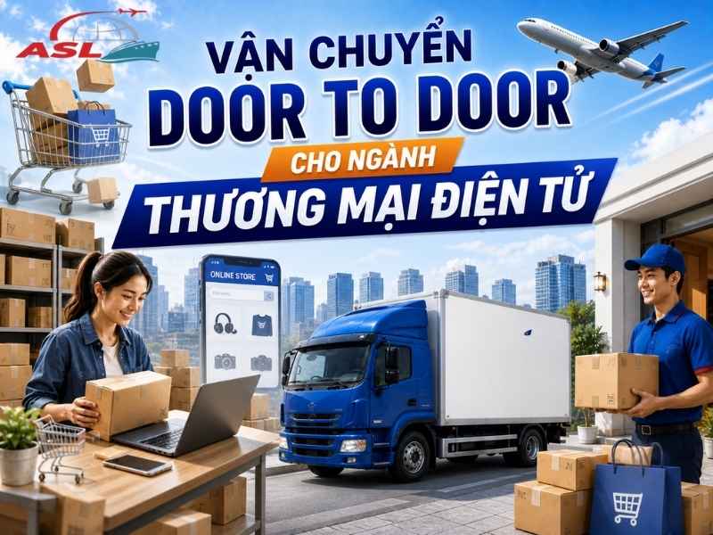 Vận Chuyển Door to Door Cho Ngành Thương Mại Điện Tử | ASL Việt Nam