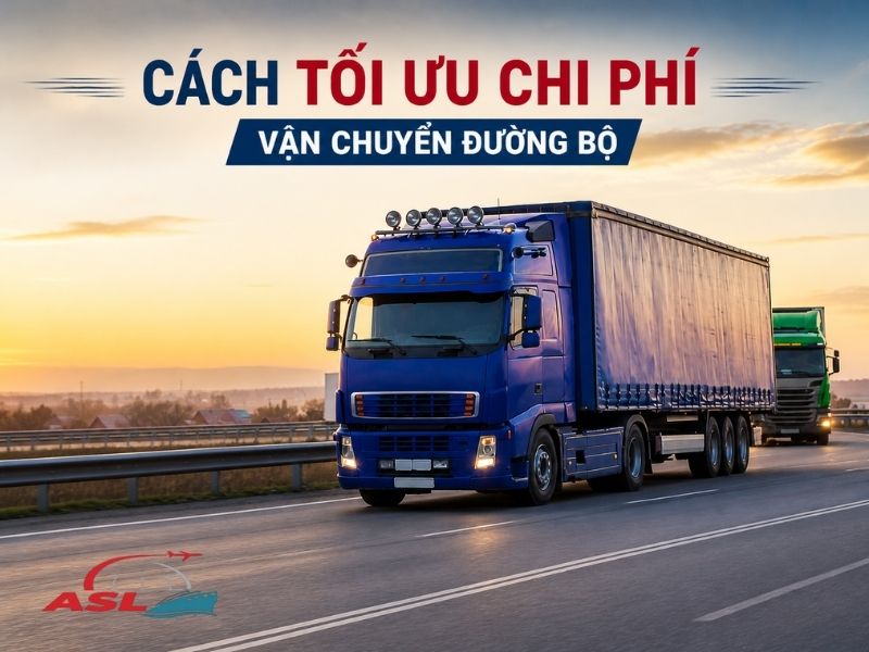 Cách Tối Ưu Chi Phí Vận Chuyển Đường Bộ | ASL Việt Nam