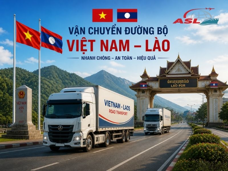 Vận Chuyển Đường Bộ Việt Nam – Lào Uy Tín | ASL Việt Nam