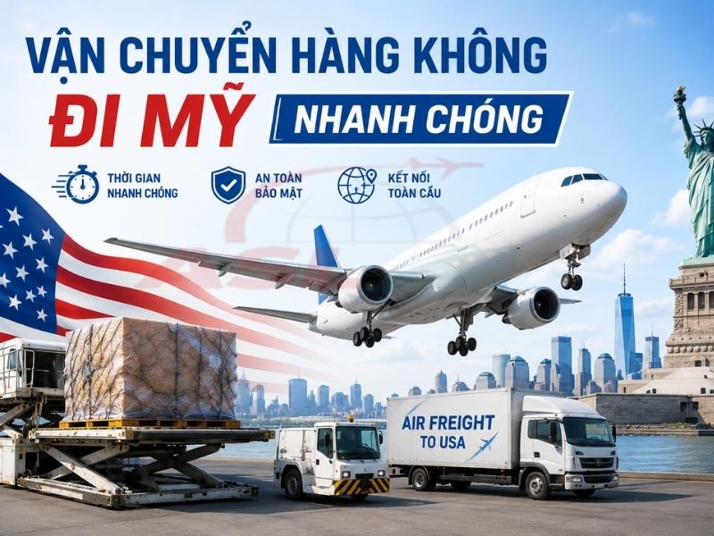 Vận Chuyển Hàng Không Đi Mỹ Nhanh Chóng | ASL Việt Nam