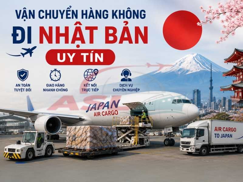 Vận Chuyển Hàng Không Đi Nhật Bản Uy Tín | ASL Việt Nam