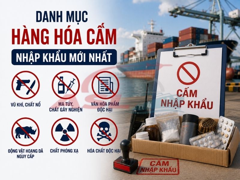 Danh Mục Hàng Hóa Cấm Nhập Khẩu Mới Nhất 2026 | ASL Việt Nam