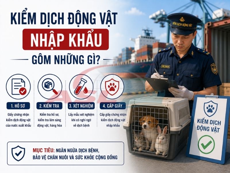 Kiểm Dịch Động Vật Nhập Khẩu Gồm Những Gì? 2026 | ASL Việt Nam