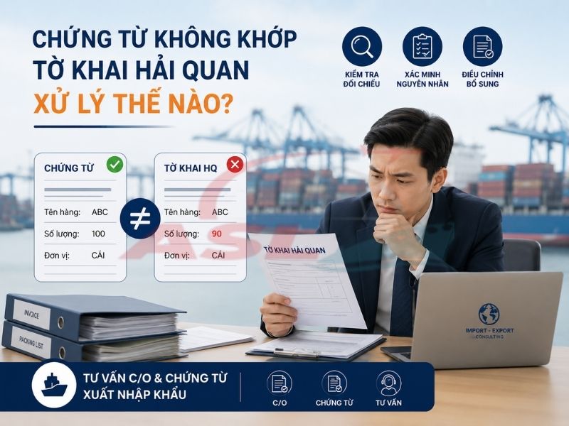Chứng Từ Không Khớp Tờ Khai Hải Quan Xử Lý Thế Nào? 2026 | ASL Việt Nam