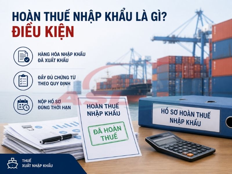 Hoàn Thuế Nhập Khẩu Là Gì? Điều Kiện 2026 | ASL Việt Nam