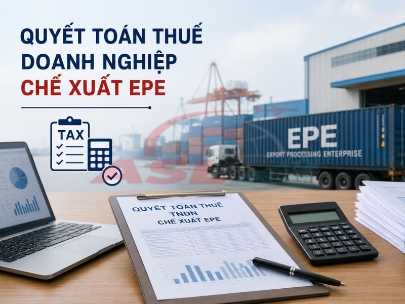 Quyết Toán Thuế Doanh Nghiệp Chế Xuất EPE 2026 | ASL Việt Nam