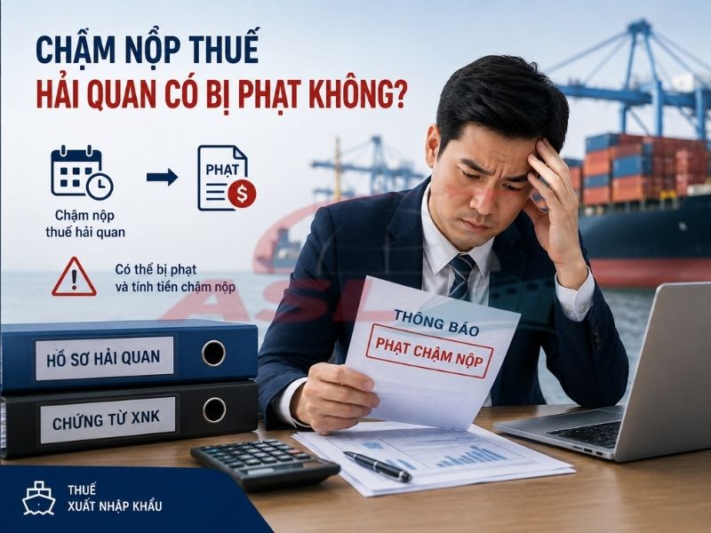 Chậm Nộp Thuế Hải Quan Có Bị Phạt Không? 2026 | ASL Việt Nam