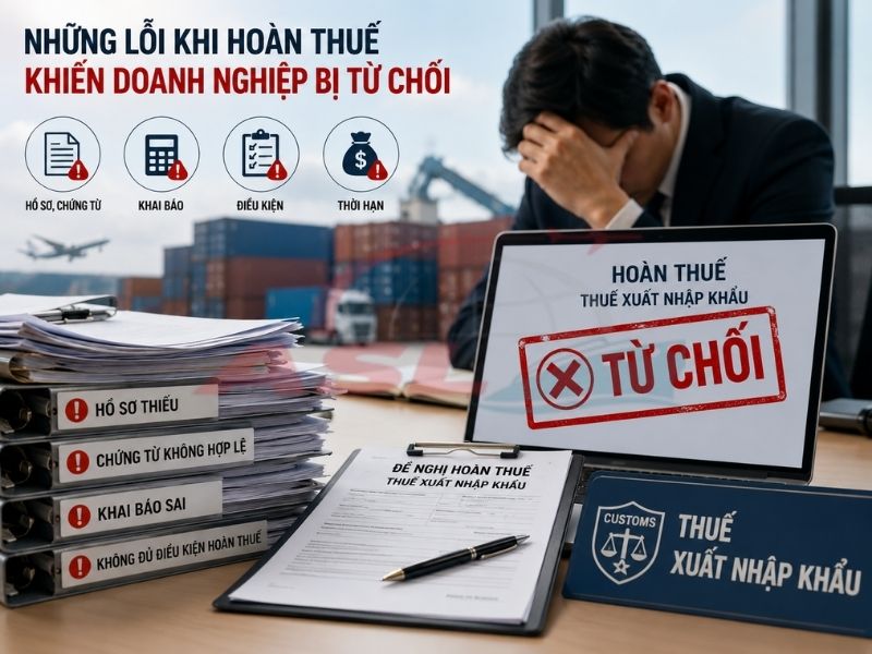 Những Lỗi Khi Hoàn Thuế Khiến Doanh Nghiệp Bị Từ Chối 2026 | ASL Việt Nam