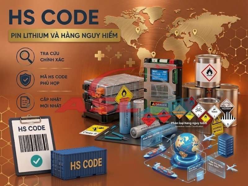 HS Code Pin Lithium Và Hàng Nguy Hiểm 2026 | ASL Việt Nam