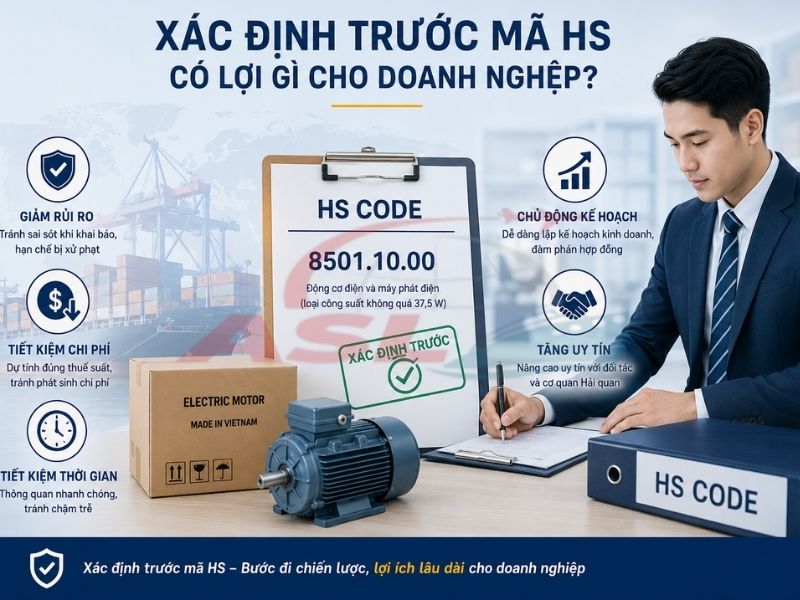 Xác Định Trước Mã HS Có Lợi Gì Cho Doanh Nghiệp? 2026 | ASL Việt Nam