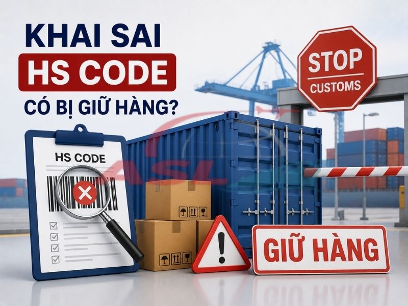 Khai Sai HS Code Có Bị Giữ Hàng Không? 2026 | ASL Việt Nam