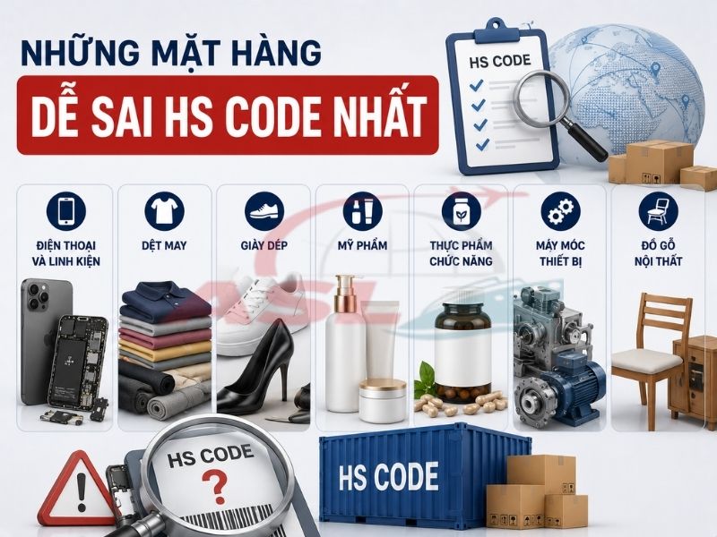 Những Mặt Hàng Dễ Sai HS Code Nhất 2026 | ASL Việt Nam