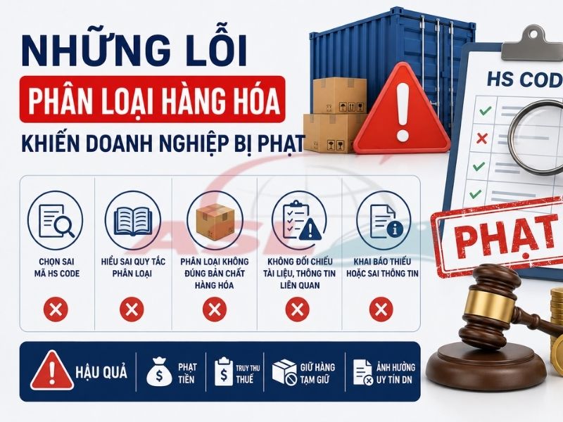 Những Lỗi Phân Loại Hàng Hóa Khiến Doanh Nghiệp Bị Phạt 2026 | ASL Việt Nam