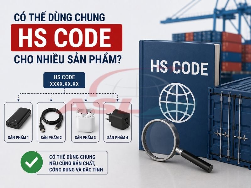 Có Thể Dùng Chung HS Code Cho Nhiều Sản Phẩm Không? 2026 | ASL Việt Nam