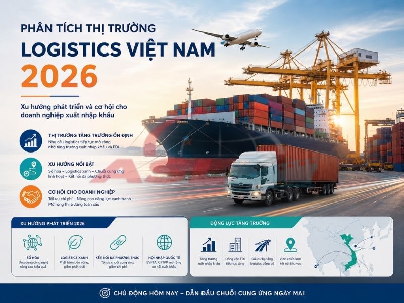 Phân Tích Thị Trường Logistics Việt Nam 2026 | ASL Việt Nam