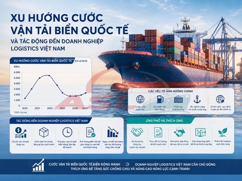 Xu Hướng Cước Vận Tải Biển Quốc Tế 2026 | ASL Việt Nam