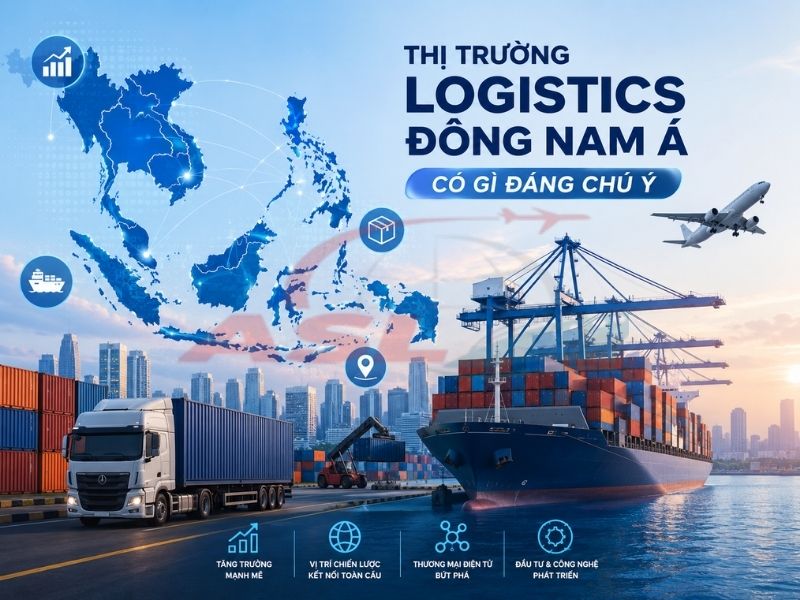Thị Trường Logistics Đông Nam Á Có Gì Đáng Chú Ý? 2026 | ASL Việt Nam