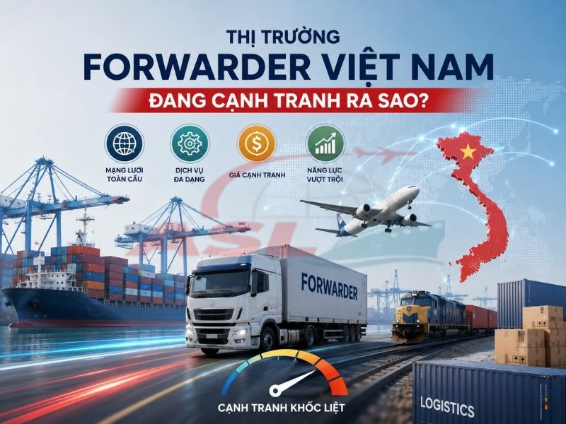 Thị Trường Forwarder Việt Nam Đang Cạnh Tranh Ra Sao? 2026 | ASL Việt Nam