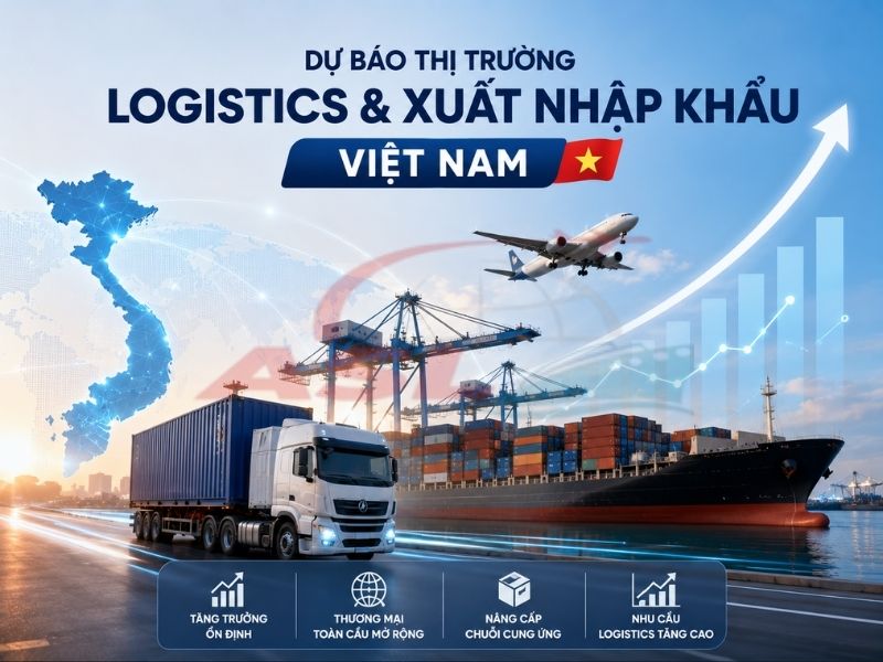 Dự Báo Thị Trường Logistics & Xuất Nhập Khẩu Việt Nam 2026 | ASL Việt Nam