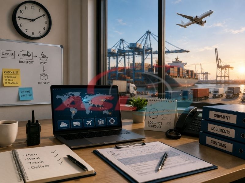 Một Ngày Làm Việc Của Nhân Viên Logistics Quốc Tế 2026 | ASL Việt Nam