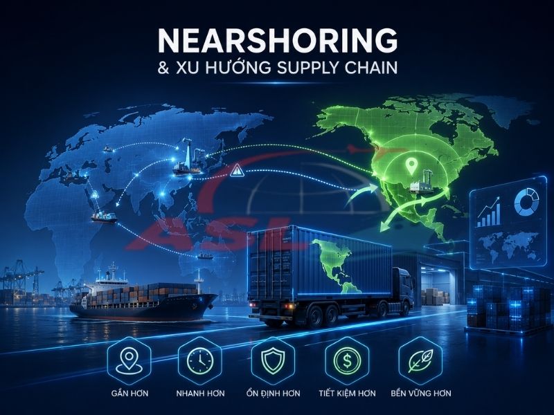 Nearshoring Và Xu Hướng Supply Chain 2026 | ASL Việt Nam