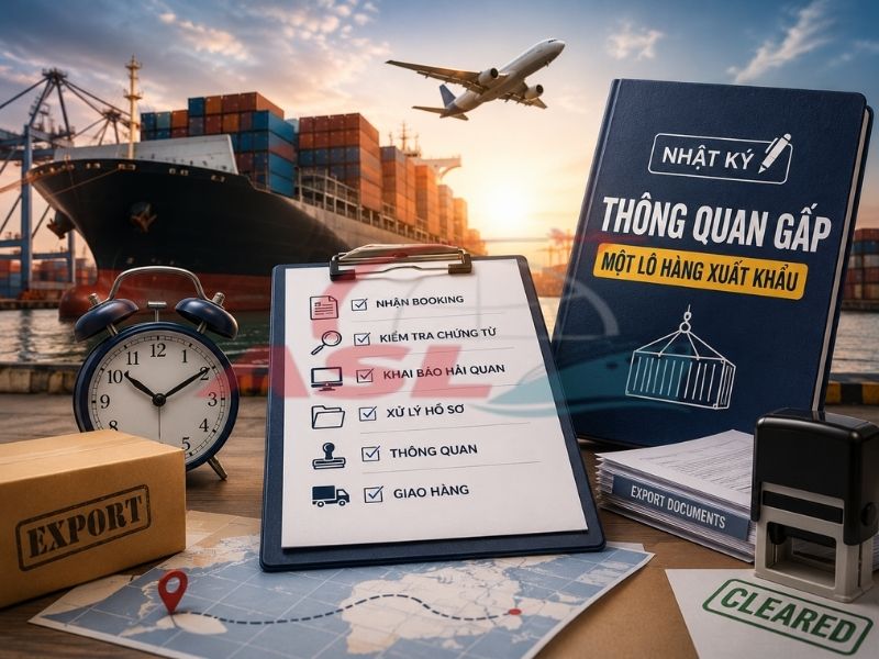 Nhật Ký Thông Quan Gấp Một Lô Hàng Xuất Khẩu | ASL Việt Nam