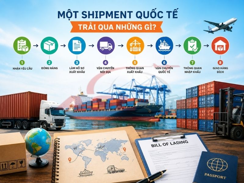 Một Shipment Quốc Tế Trải Qua Những Gì? | ASL Việt Nam