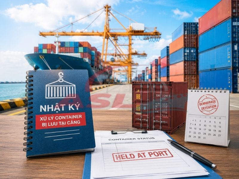 Nhật Ký Xử Lý Container Bị Lưu Tại Cảng | ASL Việt Nam