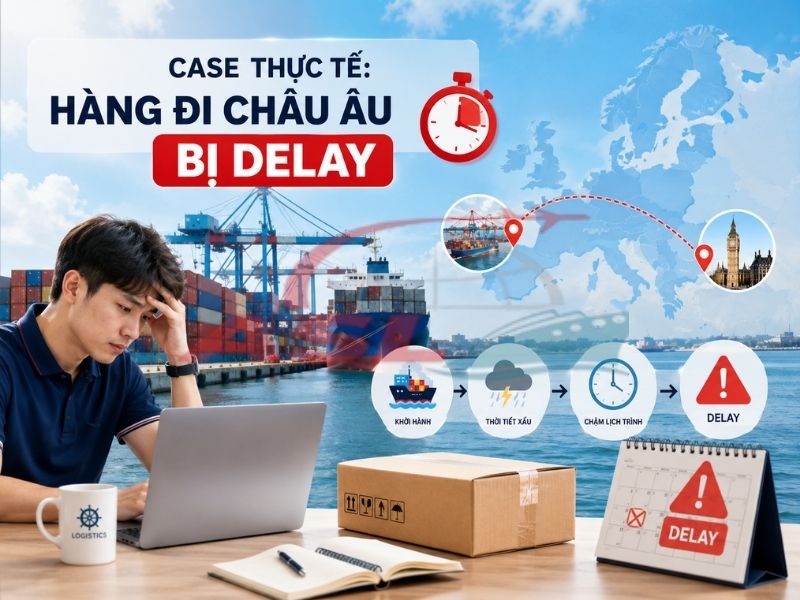 Case Thực Tế: Hàng Đi Châu Âu Bị Delay | ASL Việt Nam
