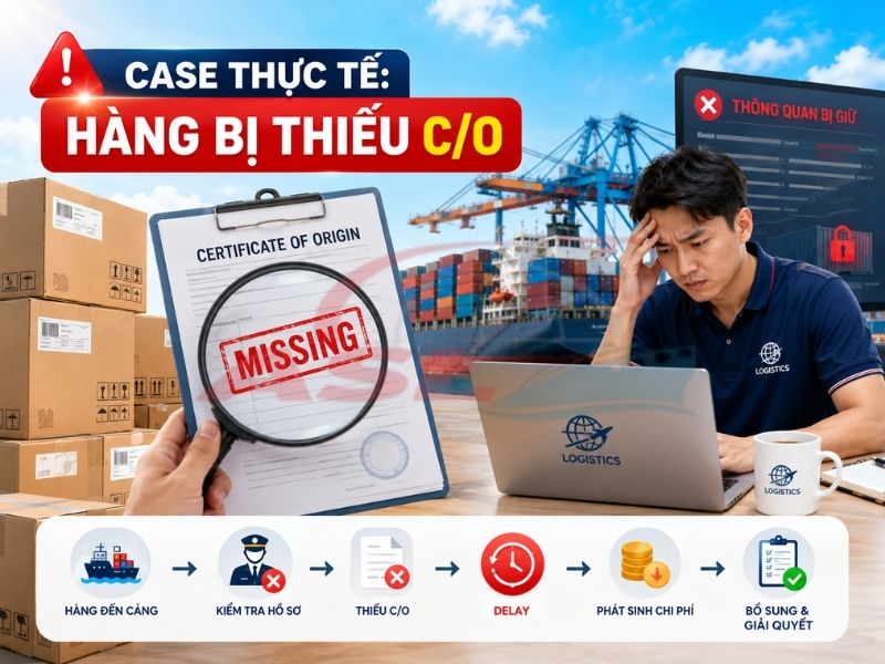 Case Thực Tế: Hàng Bị Thiếu C/O | ASL Việt Nam