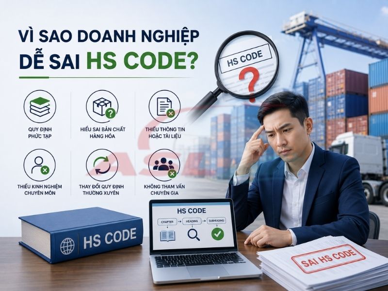 Vì Sao Doanh Nghiệp Dễ Sai HS Code? 2026 | ASL Việt Nam