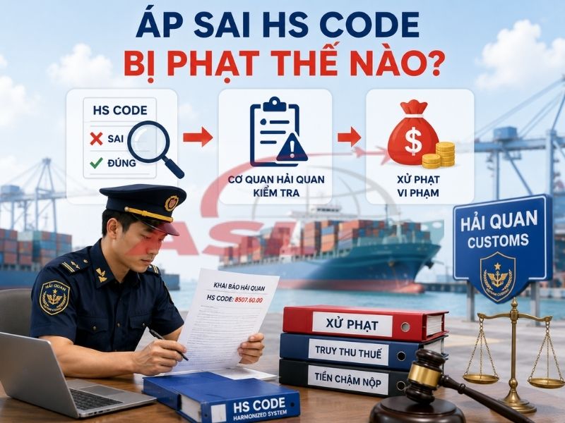 Áp Sai HS Code Bị Phạt Thế Nào? | ASL Việt Nam