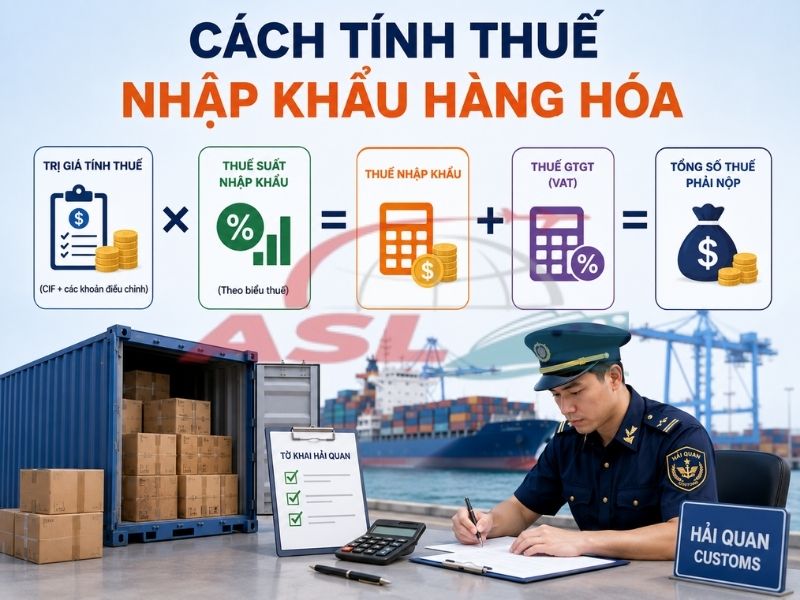 Cách Tính Thuế Nhập Khẩu Hàng Hóa | ASL Việt Nam