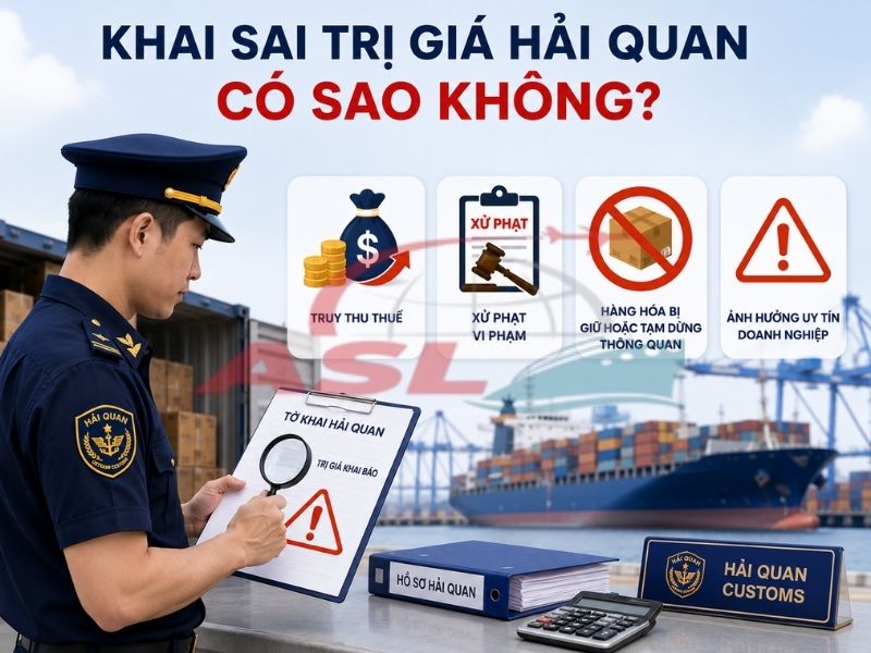 Khai Sai Trị Giá Hải Quan Có Sao Không? | ASL Việt Nam
