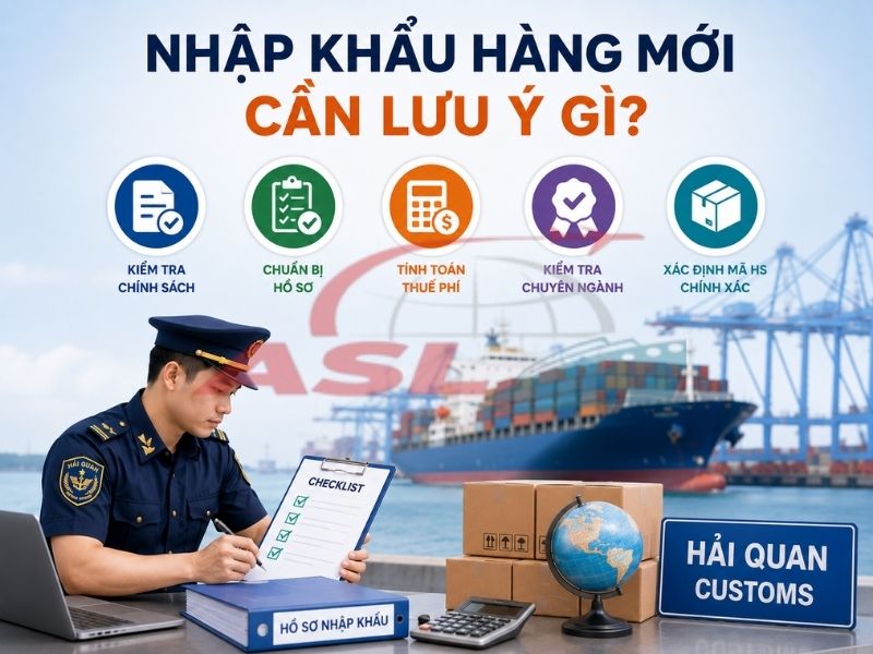 Nhập Khẩu Hàng Mới Cần Lưu Ý Gì? | ASL Việt Nam