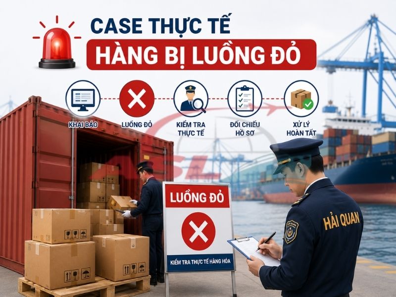 Case Thực Tế Hàng Bị Luồng Đỏ | ASL Việt Nam