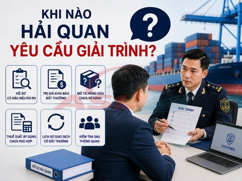Khi Nào Hải Quan Yêu Cầu Giải Trình? | ASL Việt Nam