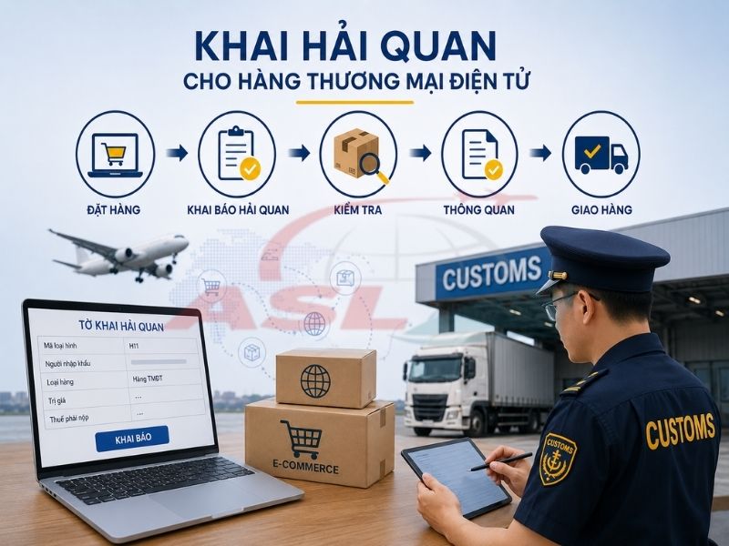 Khai Hải Quan Cho Hàng Thương Mại Điện Tử | ASL Việt Nam