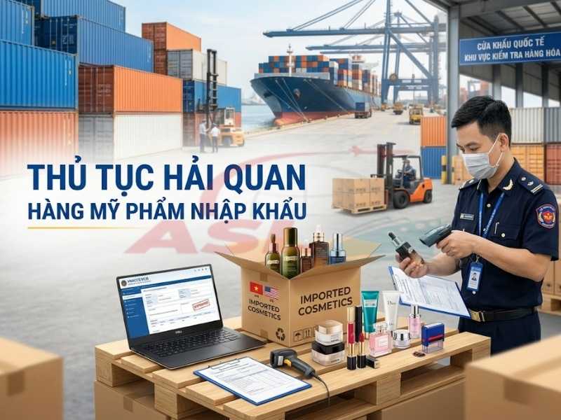 Thủ Tục Hải Quan Hàng Mỹ Phẩm Nhập Khẩu | ASL Việt Nam