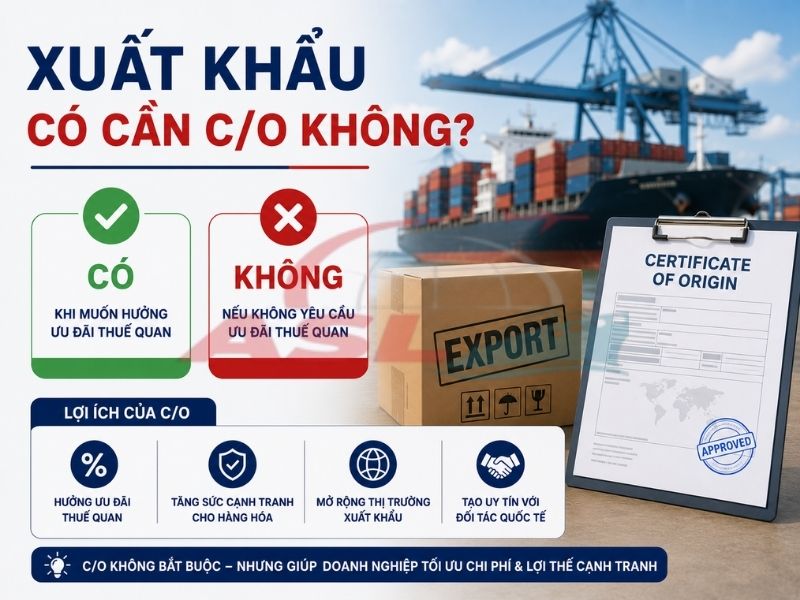 Xuất Khẩu Có Cần C/O Không? | ASL Việt Nam