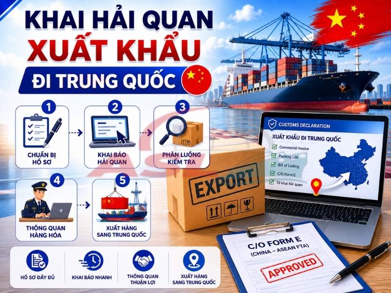 Khai Hải Quan Xuất Khẩu Đi Trung Quốc | ASL Việt Nam