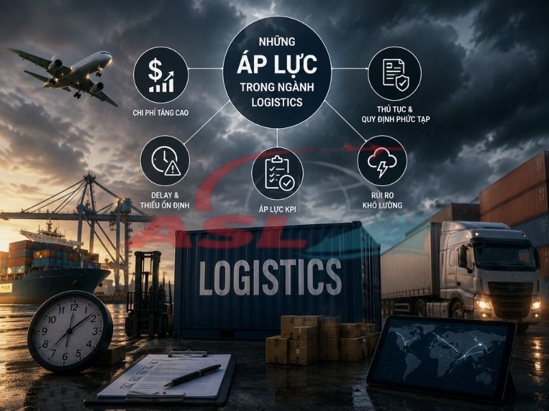 Chia sẻ những áp lực thực tế trong ngành logistics và xuất nhập khẩu quốc tế hiện nay.