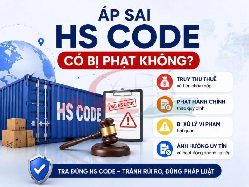 Tìm hiểu mức phạt khi khai sai HS Code và các rủi ro doanh nghiệp thường gặp.